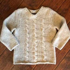 3/4 sleeve wool sweater